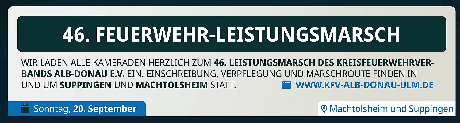 Leistungsmarsch 2026 - FFW-150Jahre-Laichingen 