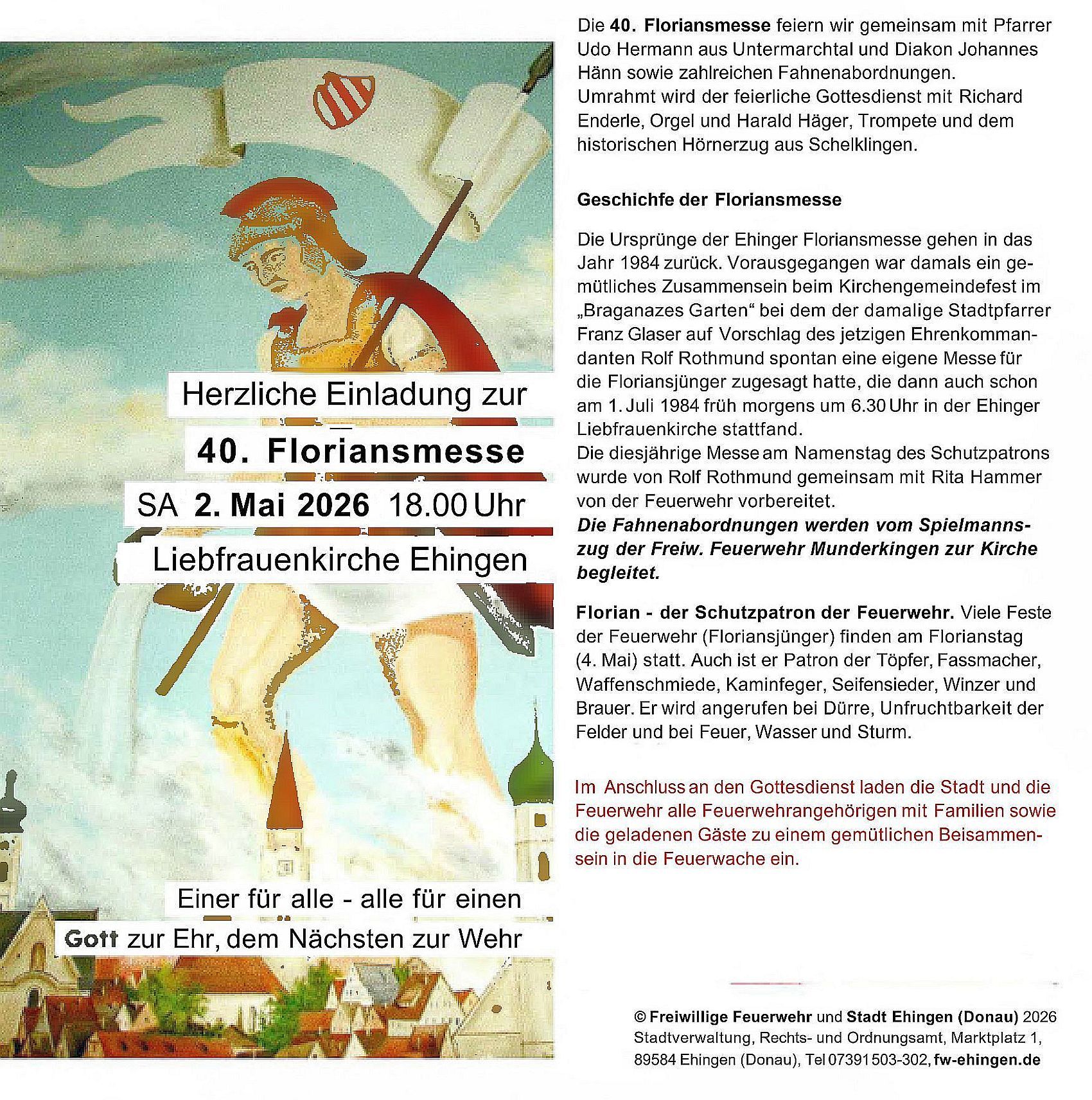 40.Florianmesse Ehingen