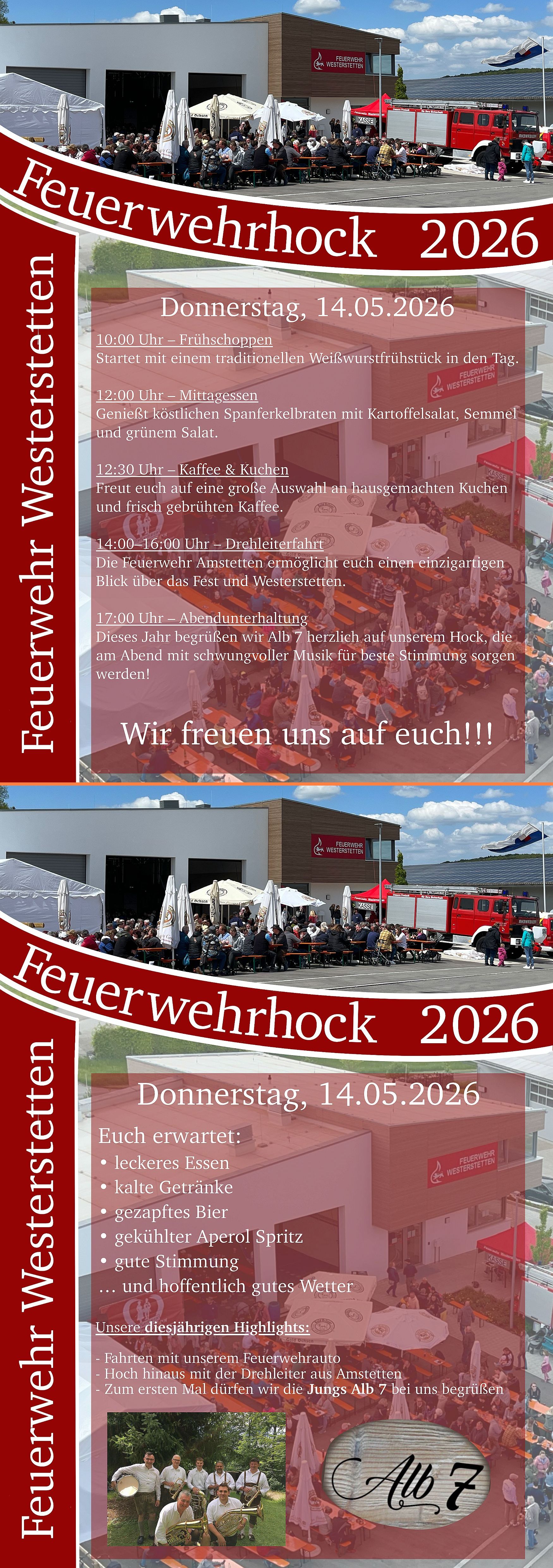 Feuerwehr Westerstetten Feuerwehrhock 2026